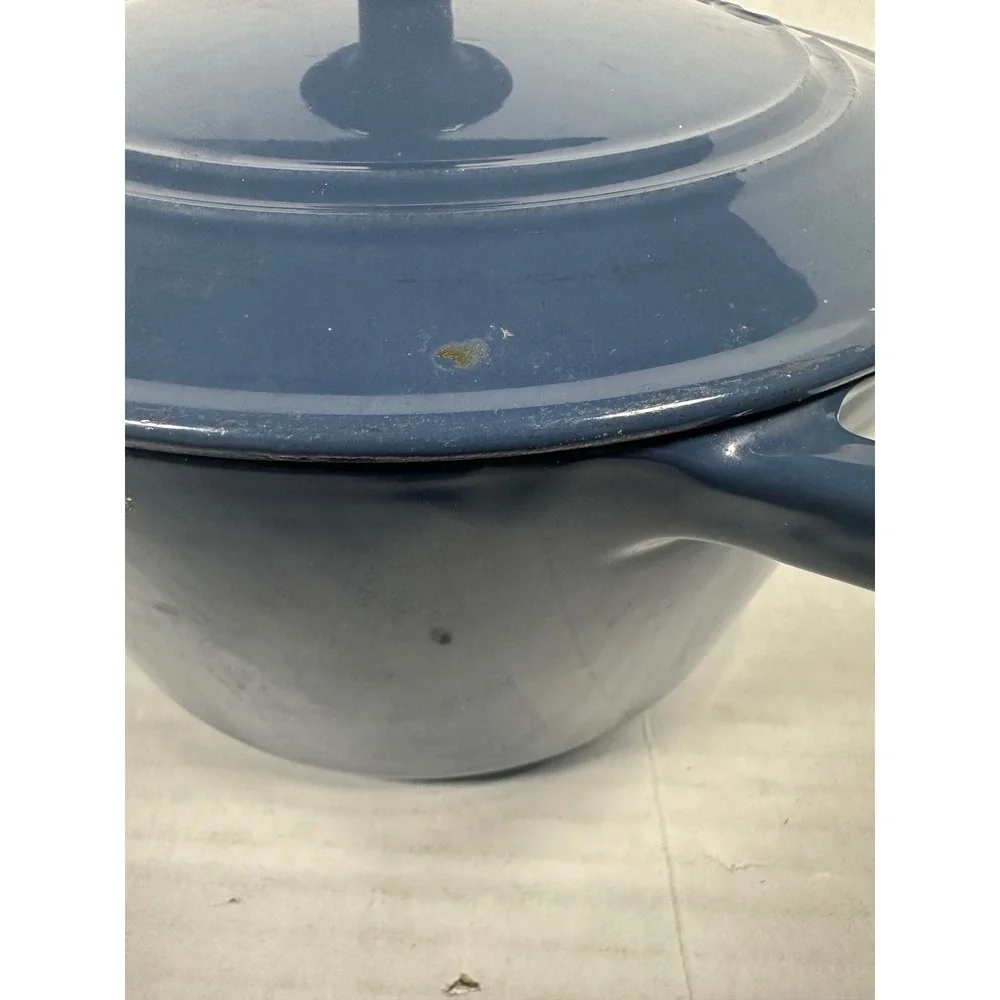 Cuisinart CI630-20 Navy Blue Enameled Cast‎ Iron 3 Qt Round Dutch Oven with Lid